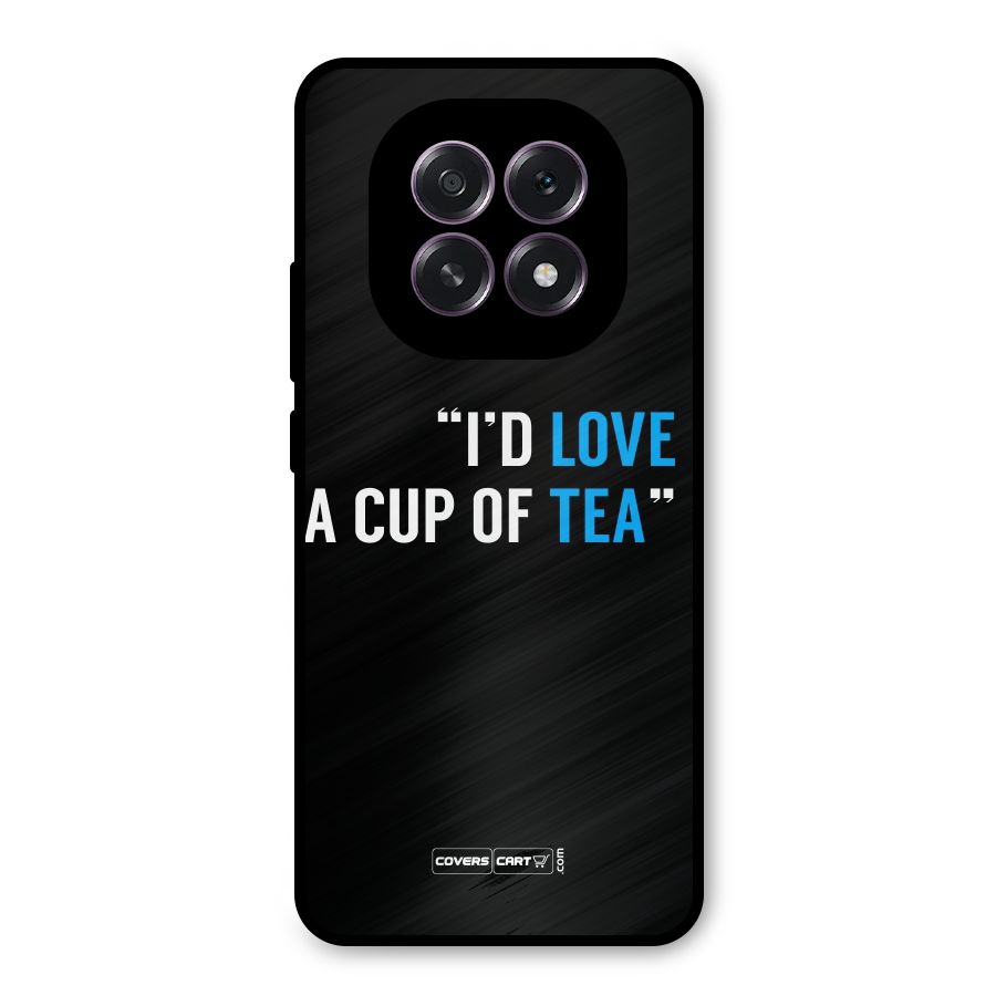 Love Tea Metal Back Case for Oppo F29