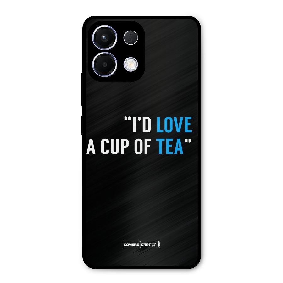 Love Tea Metal Back Case for Oppo K13