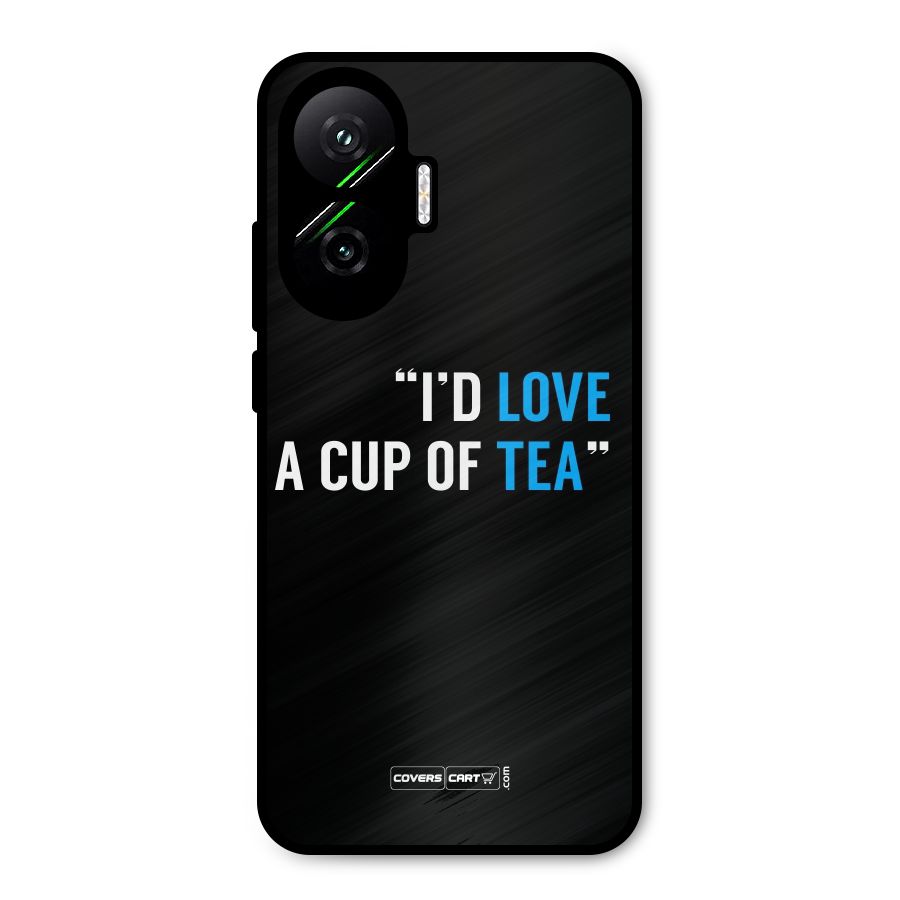 Love Tea Metal Back Case for Poco F7
