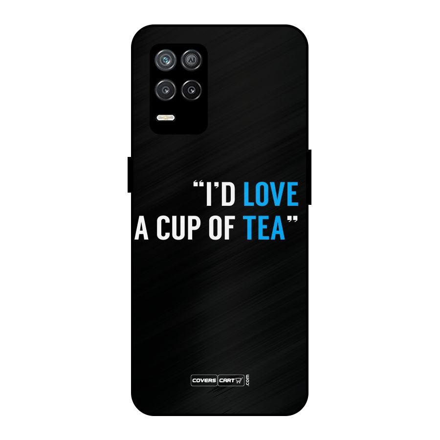 Love Tea Metal Back Case for Realme 8s 5G