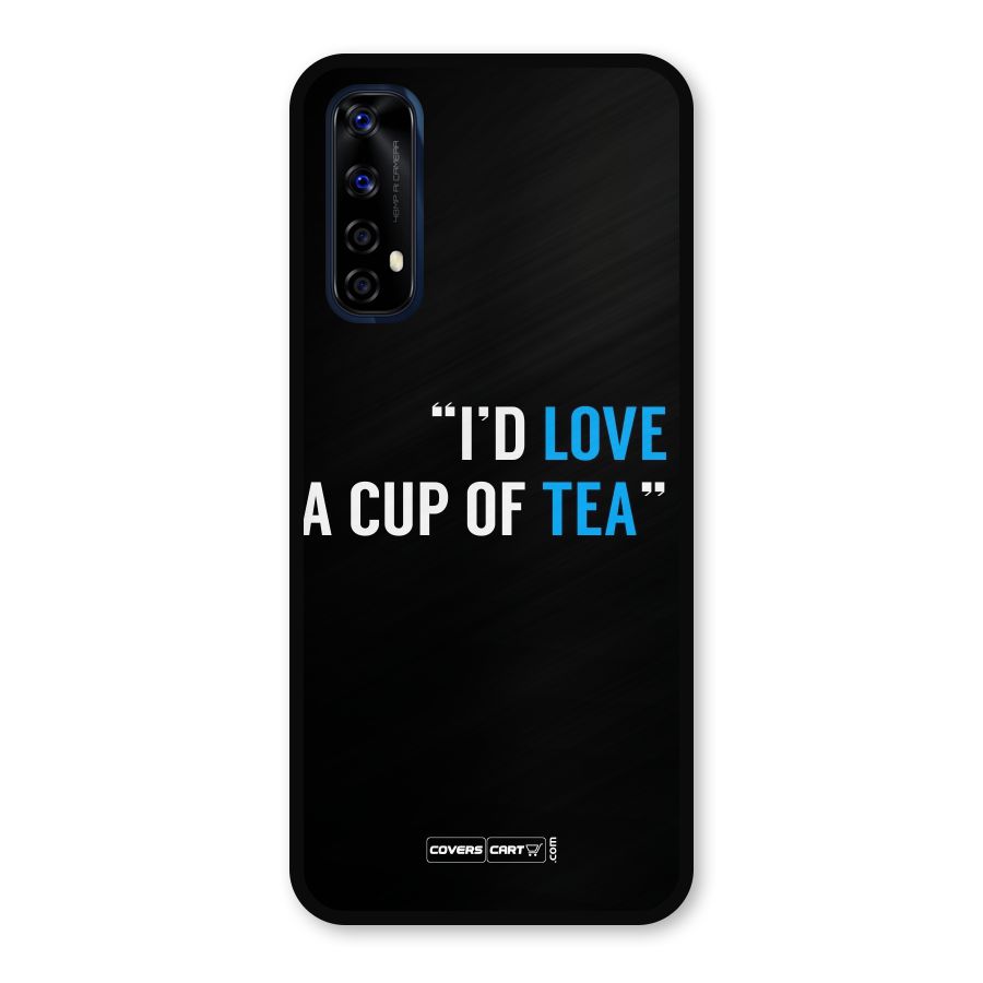 Love Tea Metal Back Case for Realme Narzo 20 Pro