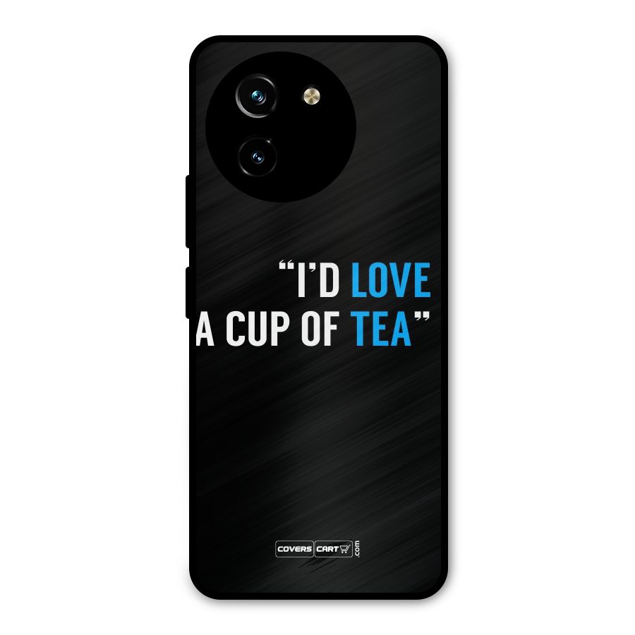Love Tea Metal Back Case for Vivo T3x