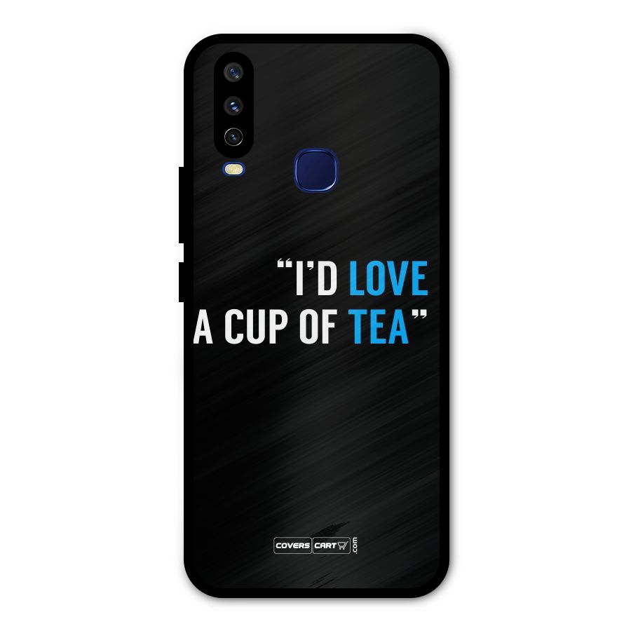 Love Tea Metal Back Case for Vivo Y15