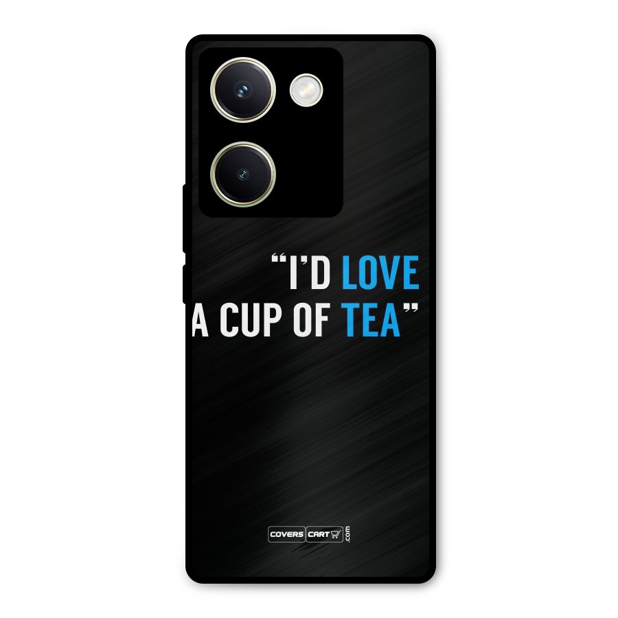 Love Tea Metal Back Case for Vivo Y200 Pro