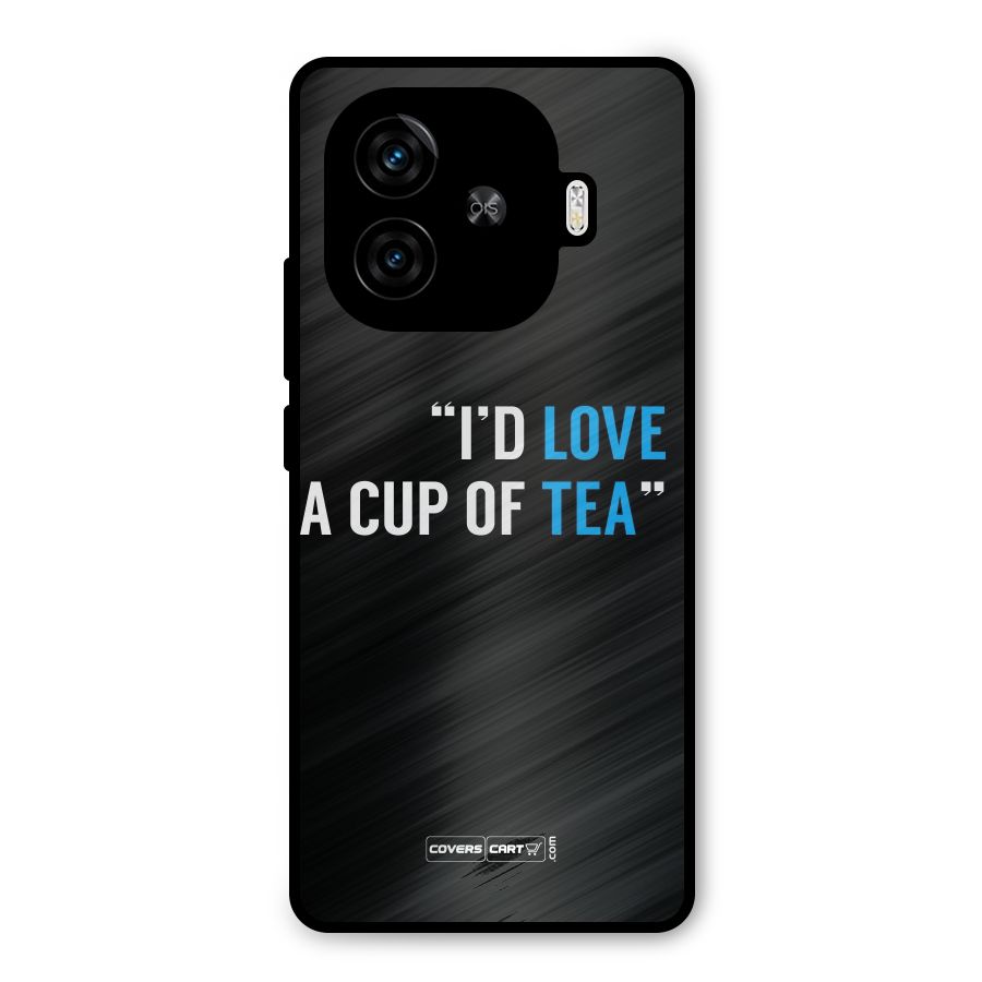 Love Tea Metal Back Case for iQOO Neo 10R