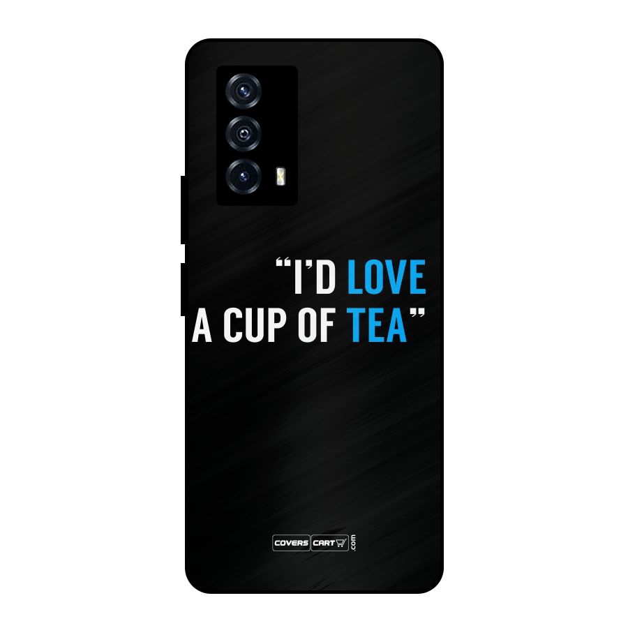 Love Tea Metal Back Case for iQOO Z5