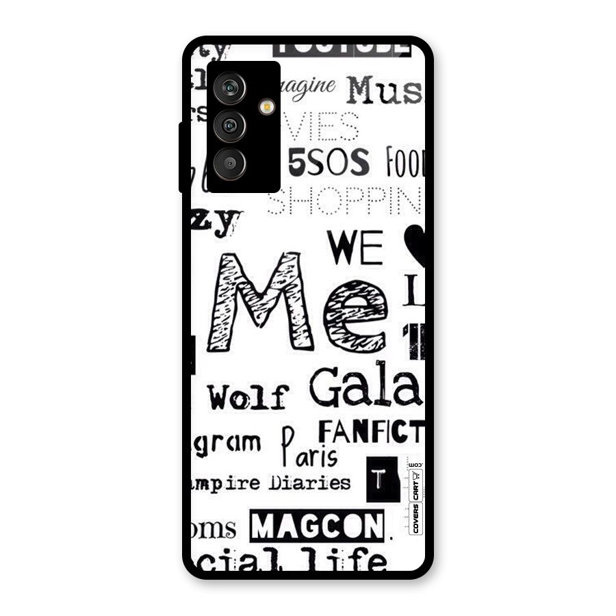 Love Things Glass Back Case for Galaxy M13