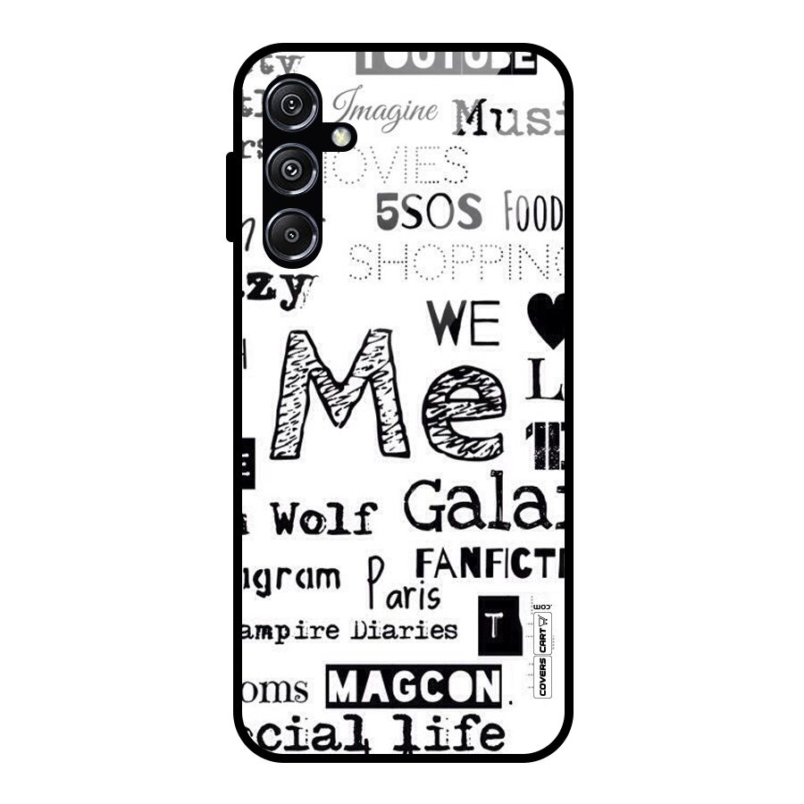Love Things Glass Back Case for Galaxy M34 5G
