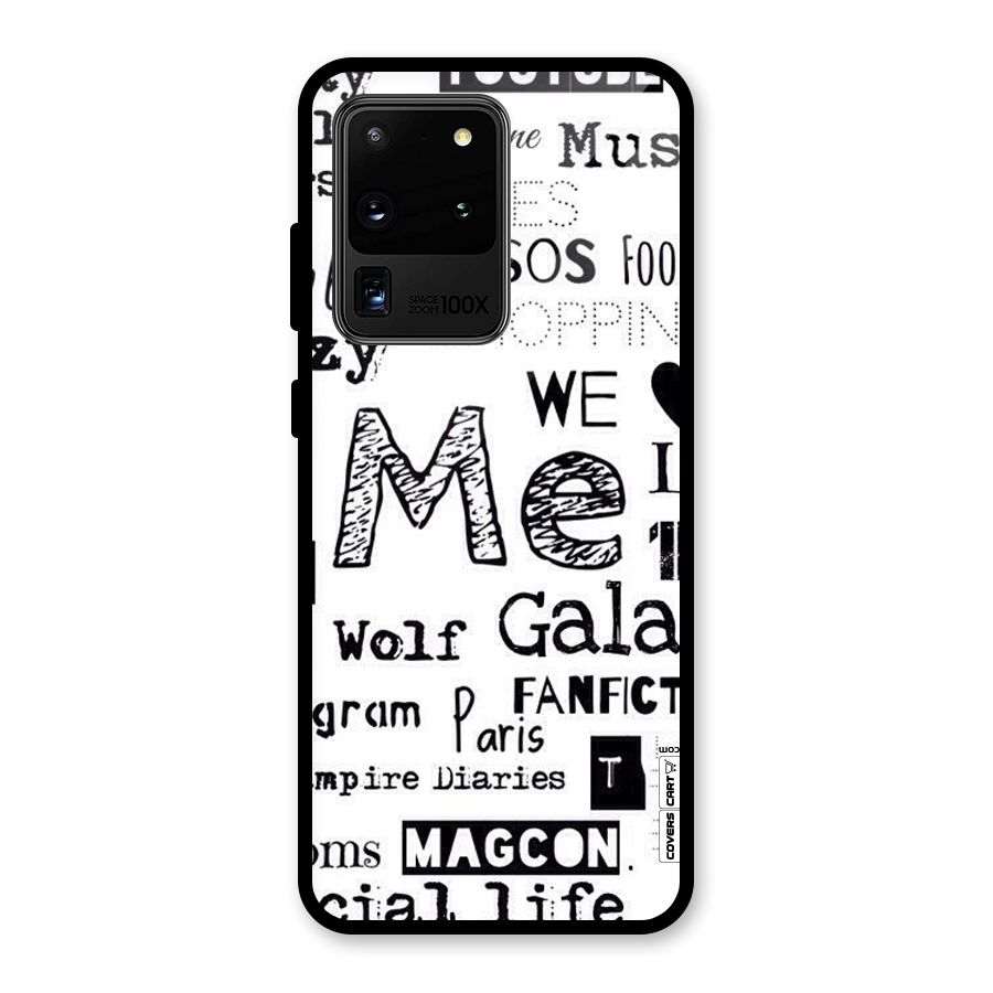 Love Things Glass Back Case for Galaxy S20 Ultra