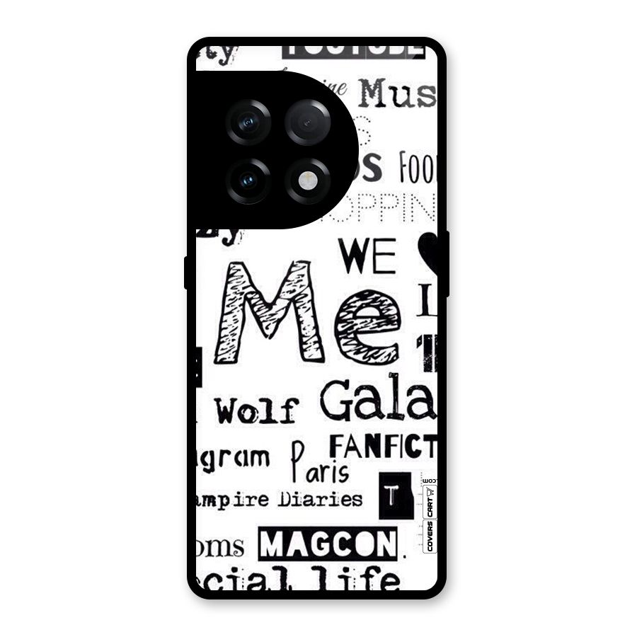 Love Things Glass Back Case for OnePlus 11R
