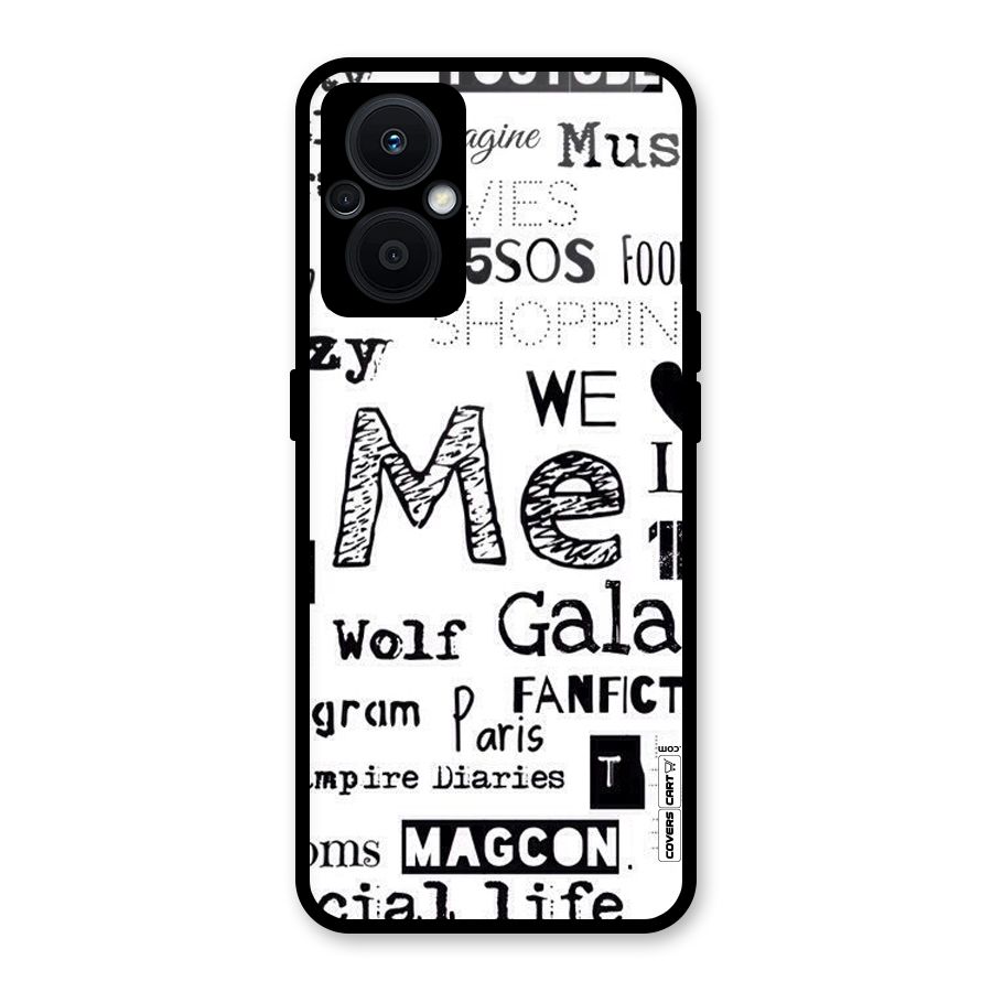 Love Things Glass Back Case for Oppo F21s Pro 5G