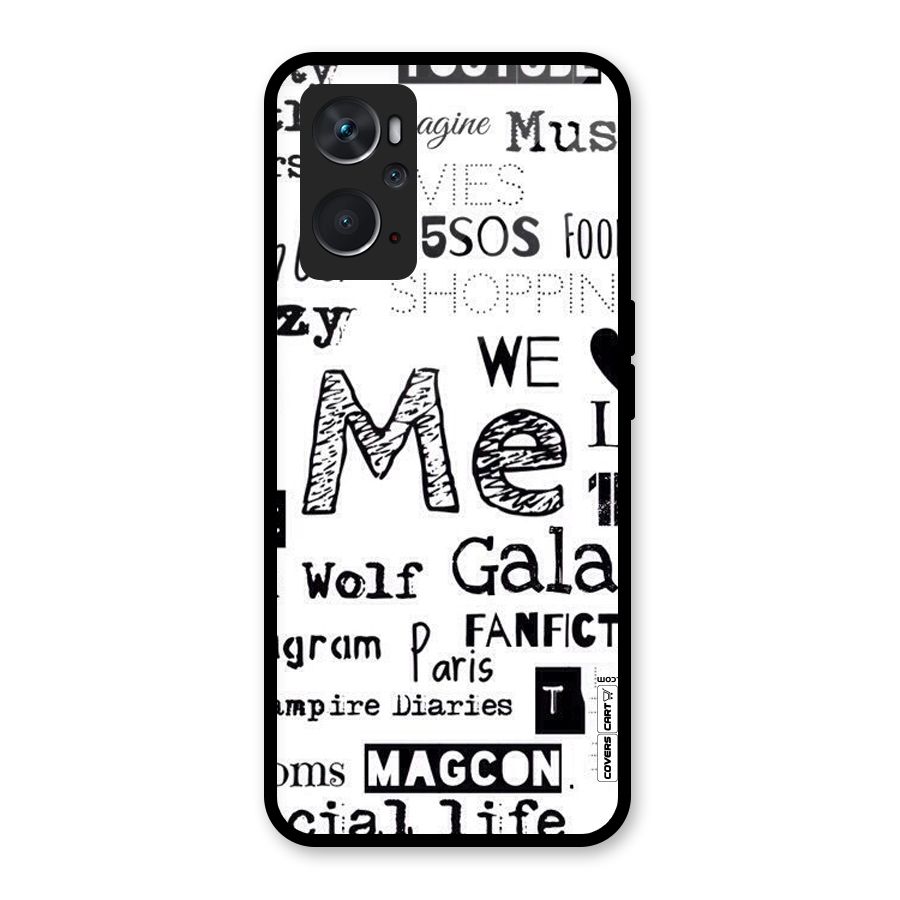 Love Things Glass Back Case for Oppo K10 4G