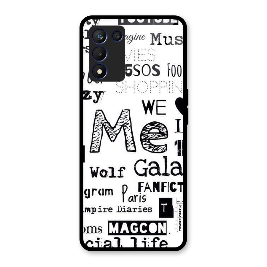 Love Things Glass Back Case for Realme 9 5G Speed