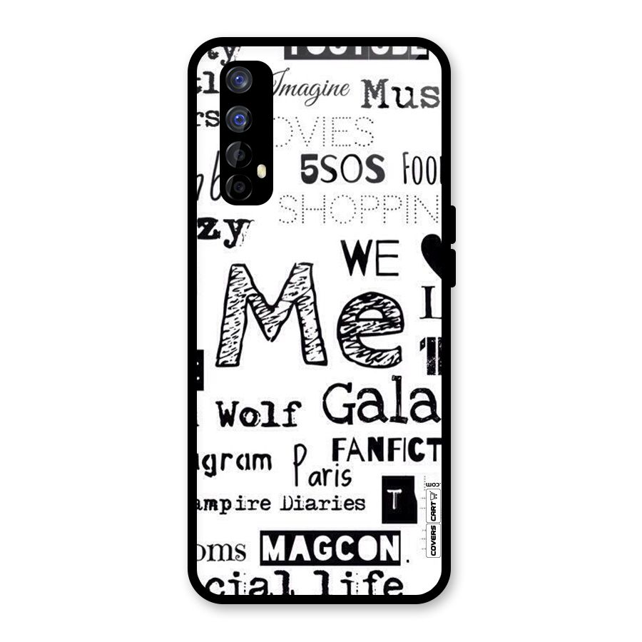 Love Things Glass Back Case for Realme Narzo 20 Pro