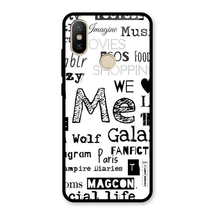 Love Things Glass Back Case for Redmi A2