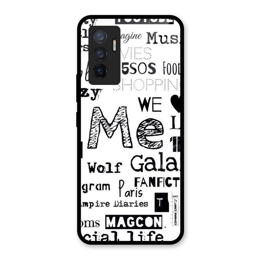 Love Things Glass Back Case for Vivo V23e