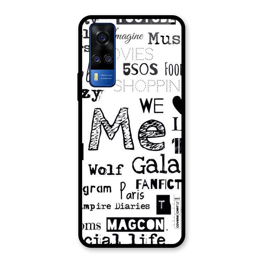 Love Things Glass Back Case for Vivo Y31