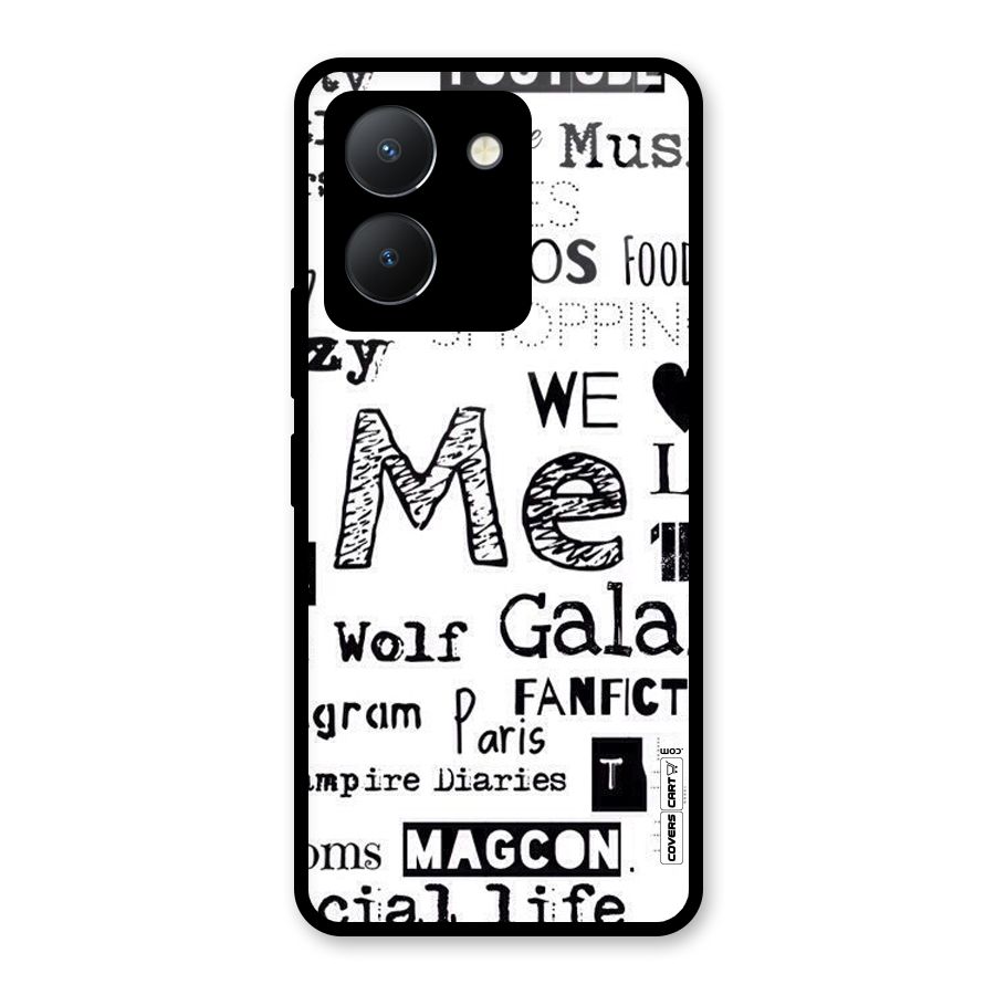 Love Things Glass Back Case for Vivo Y36