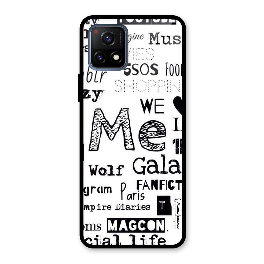 Love Things Glass Back Case for Vivo Y72 5G