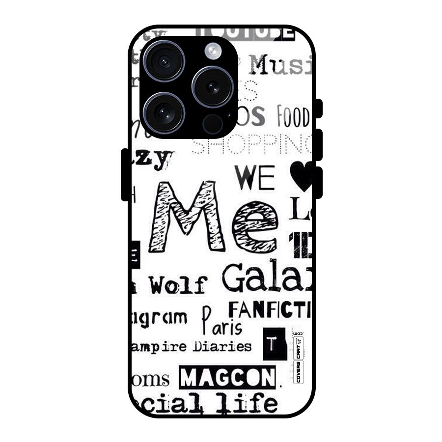Love Things Glass Back Case for iPhone 15 Pro