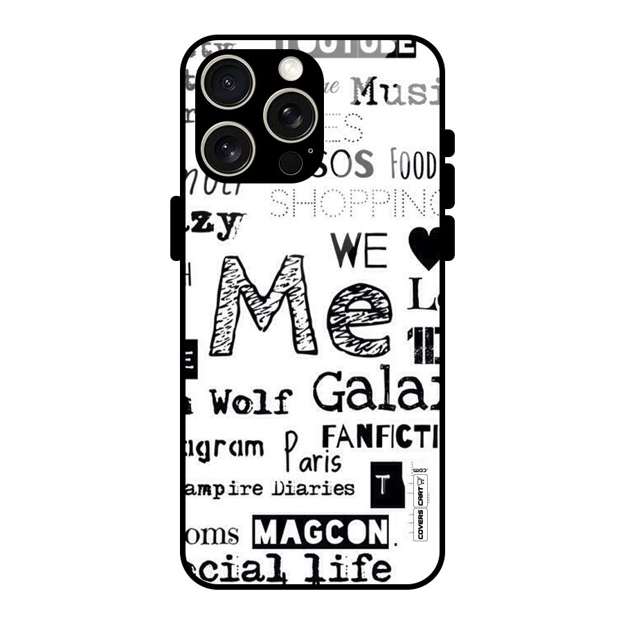 Love Things Glass Back Case for iPhone 15 Pro Max