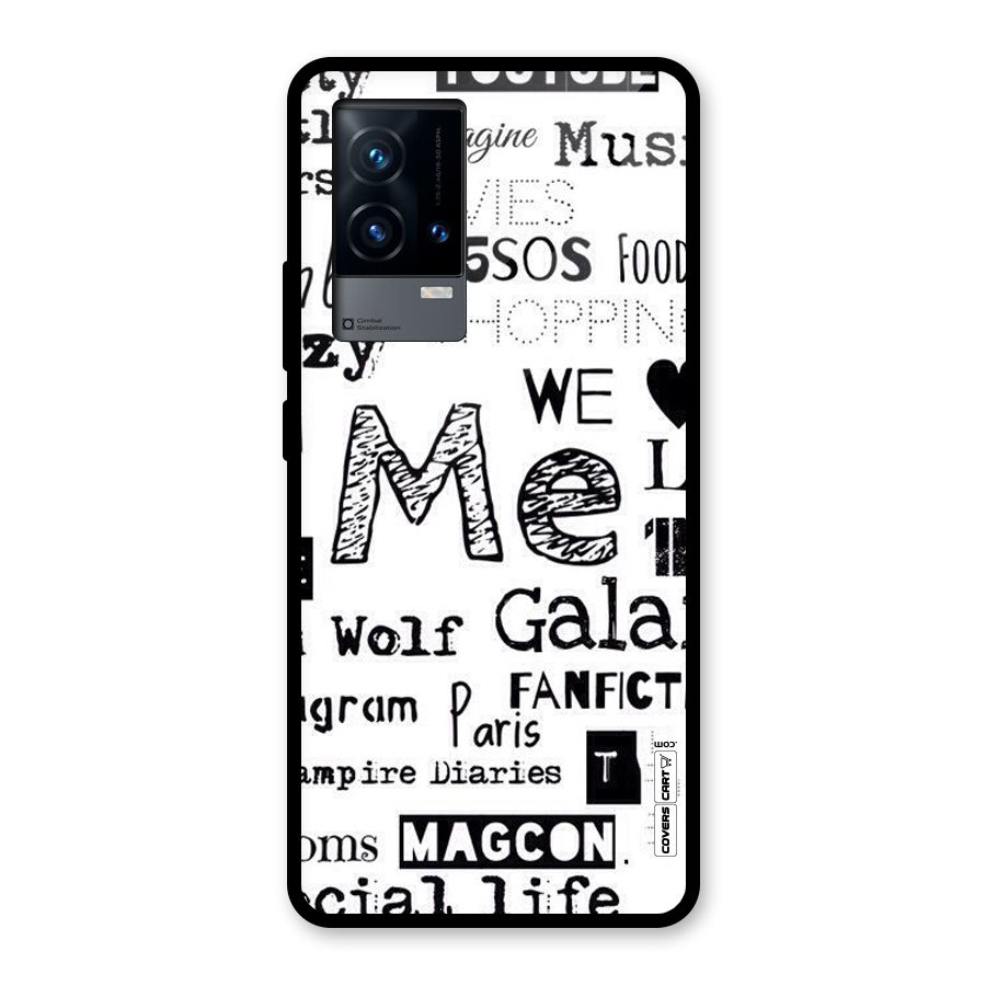 Love Things Glass Back Case for iQOO 9 5G