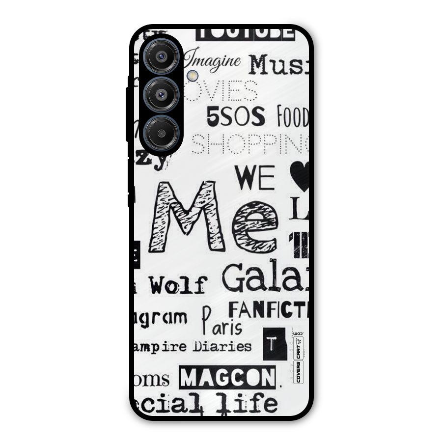 Love Things Metal Back Case for Galaxy A16 5G