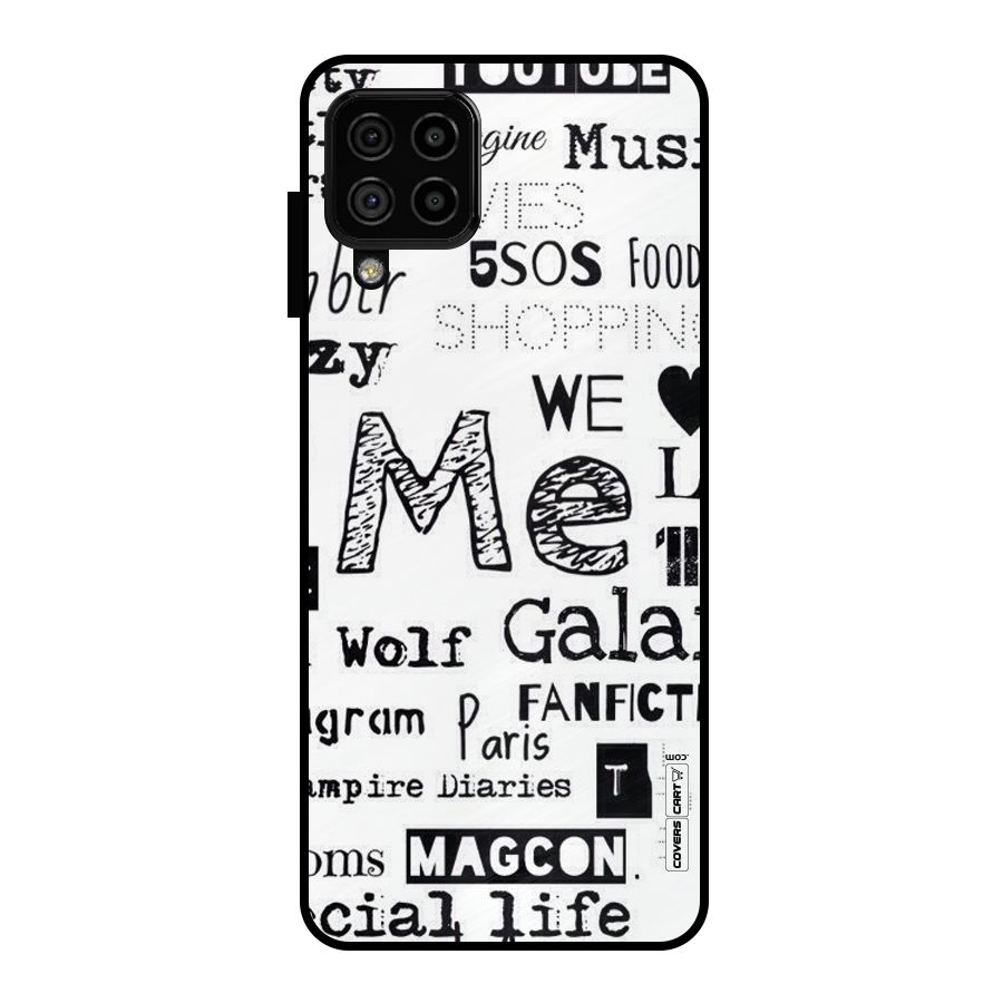 Love Things Metal Back Case for Galaxy A22 4G