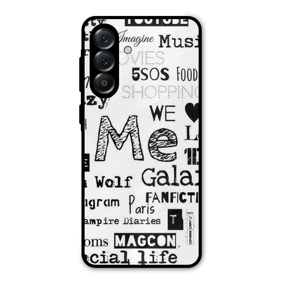 Love Things Metal Back Case for Galaxy A36
