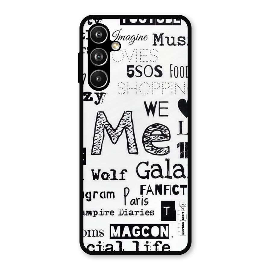 Love Things Metal Back Case for Galaxy F54