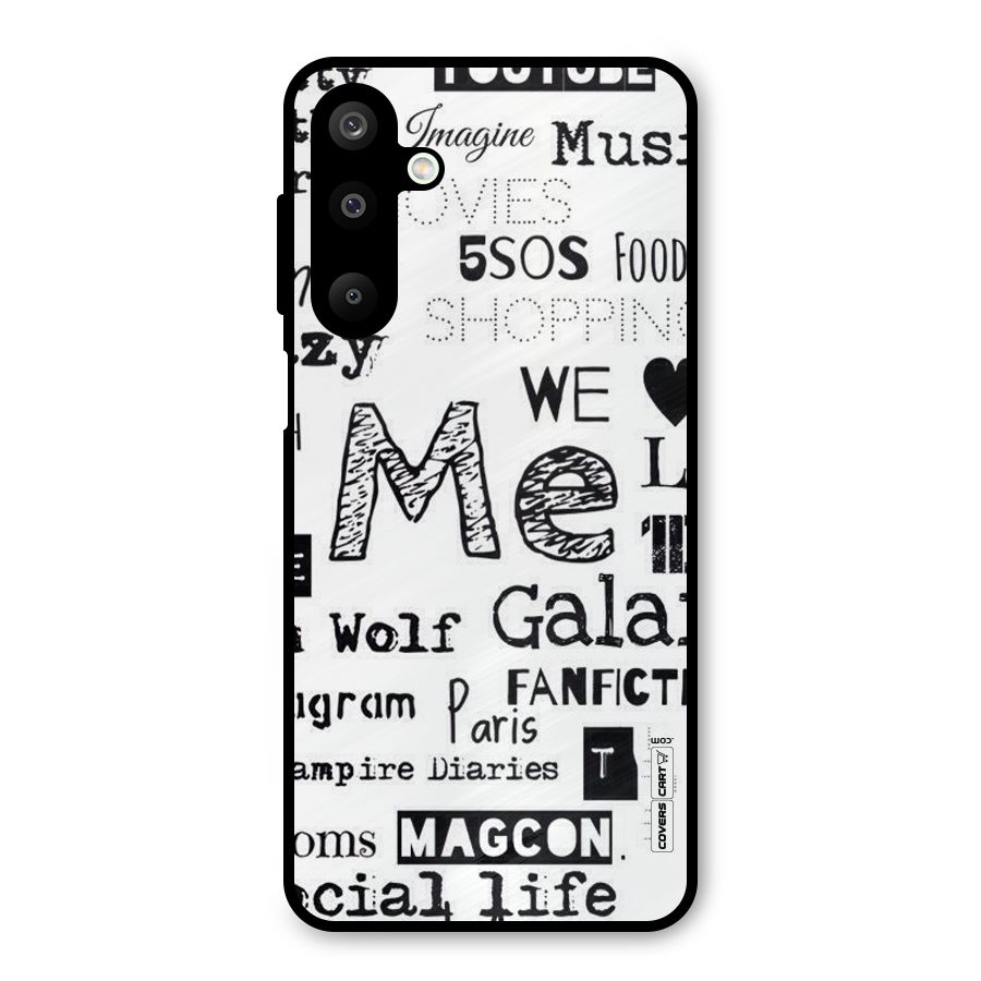 Love Things Metal Back Case for Galaxy M16
