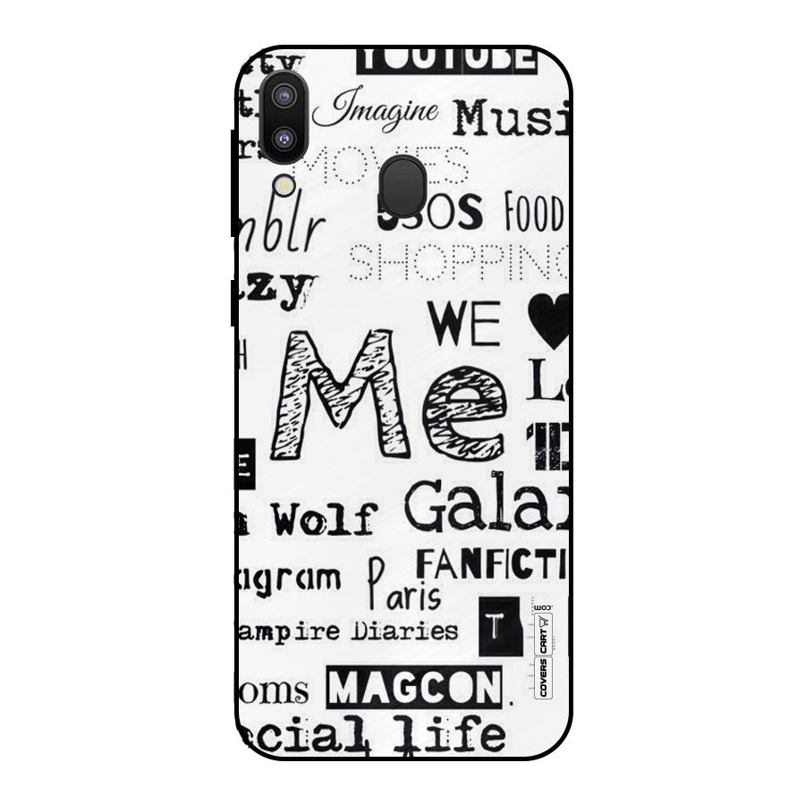 Love Things Metal Back Case for Galaxy M20