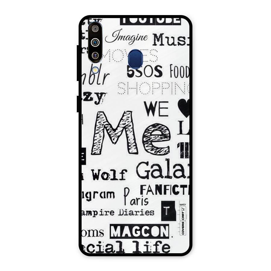 Love Things Metal Back Case for Galaxy M30
