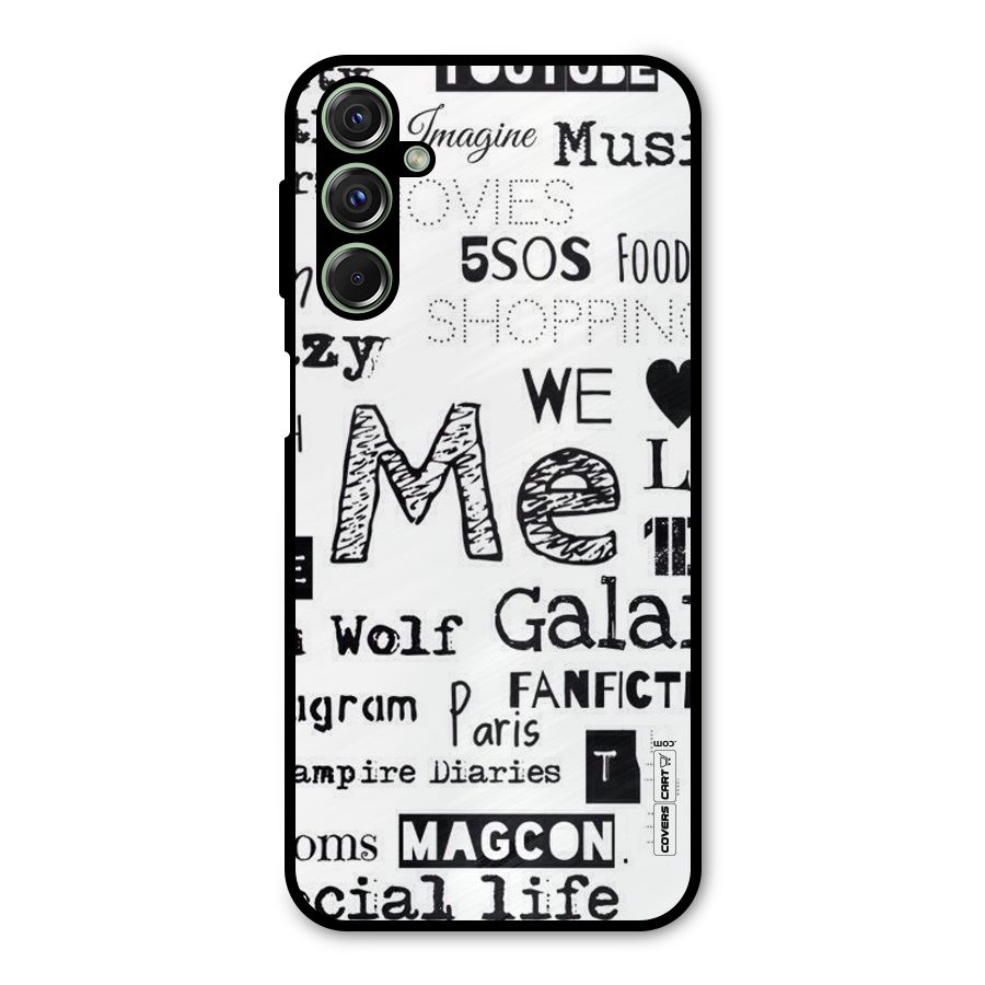 Love Things Metal Back Case for Galaxy M34