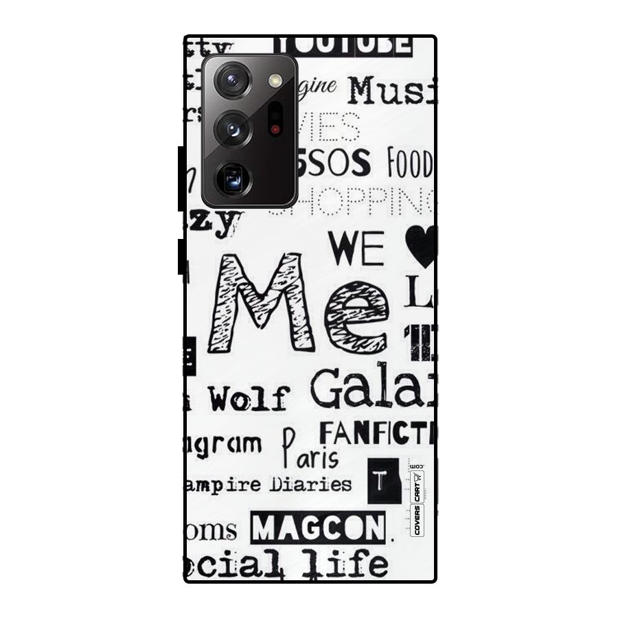Love Things Metal Back Case for Galaxy Note 20 Ultra