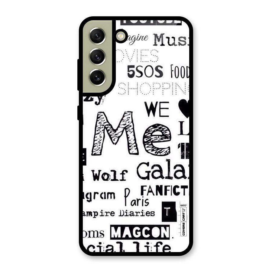 Love Things Metal Back Case for Galaxy S21 FE 5G (2023)