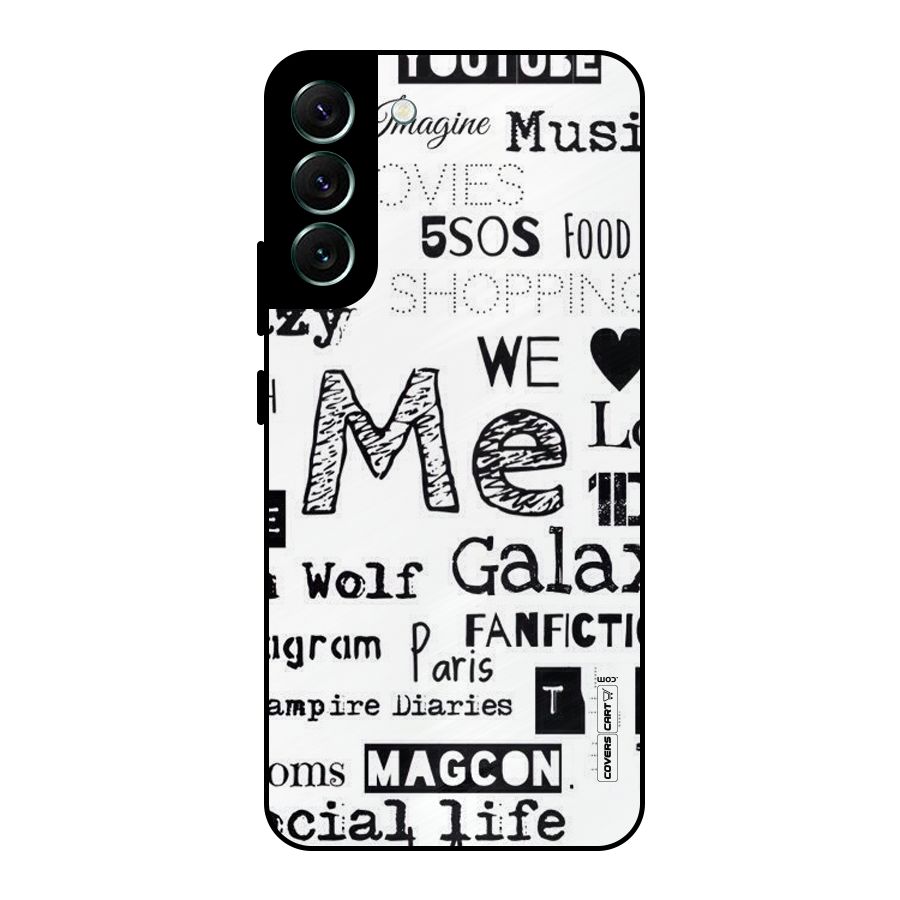 Love Things Metal Back Case for Galaxy S22 Plus 5G
