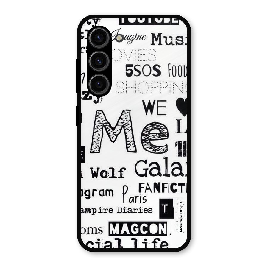 Love Things Metal Back Case for Galaxy S23