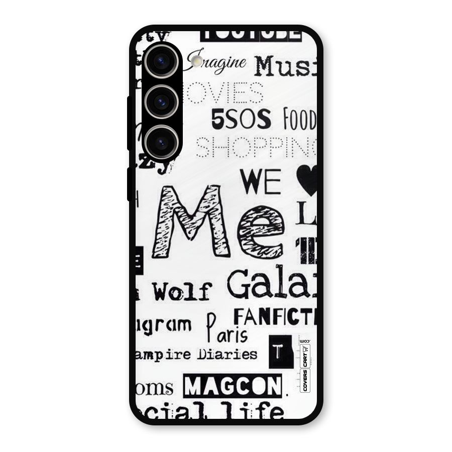 Love Things Metal Back Case for Galaxy S23 Plus
