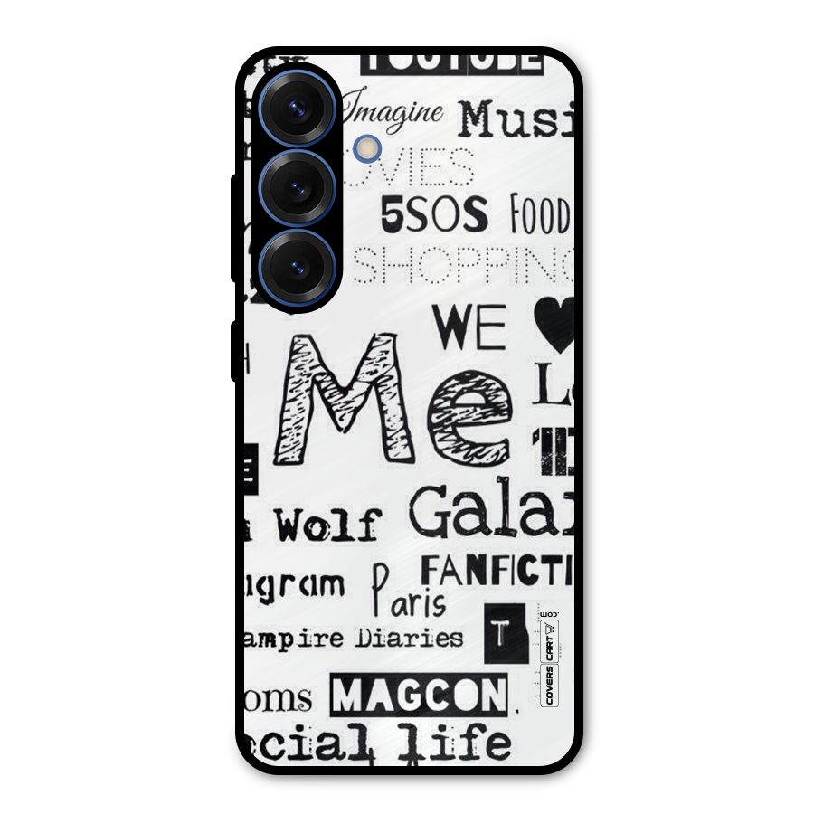 Love Things Metal Back Case for Galaxy S25