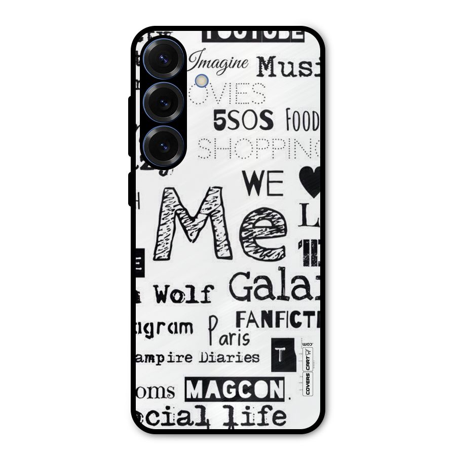 Love Things Metal Back Case for Galaxy S25 Plus