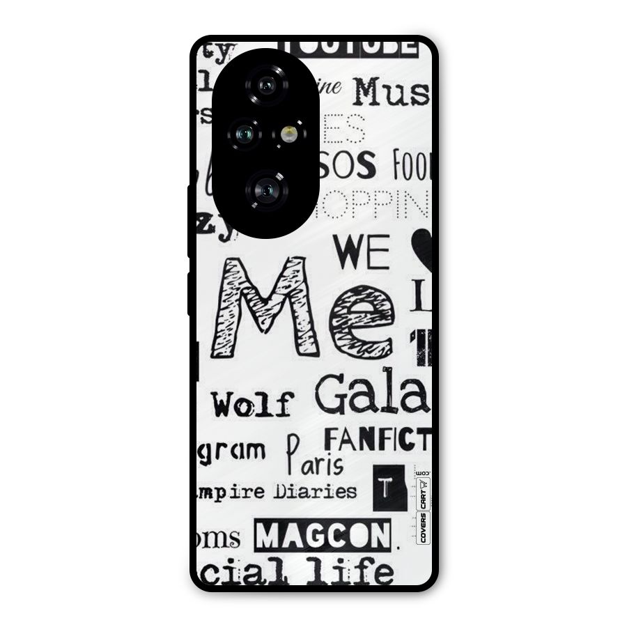 Love Things Metal Back Case for Honor 200 Pro