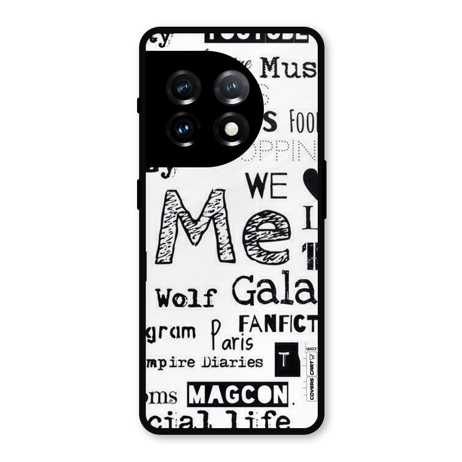 Love Things Metal Back Case for OnePlus 11