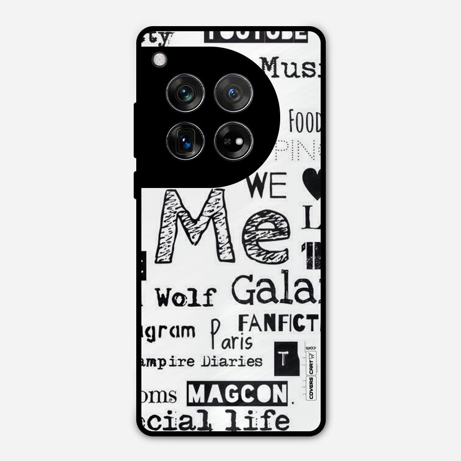 Love Things Metal Back Case for OnePlus 12