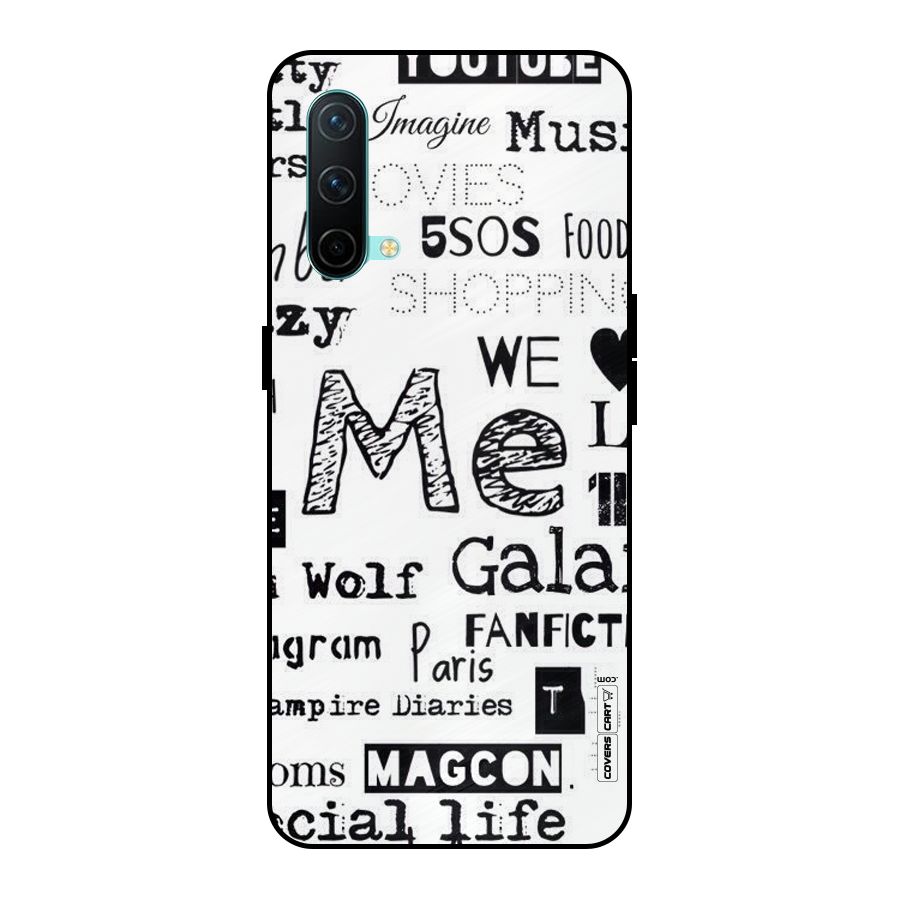 Love Things Metal Back Case for OnePlus Nord CE 5G
