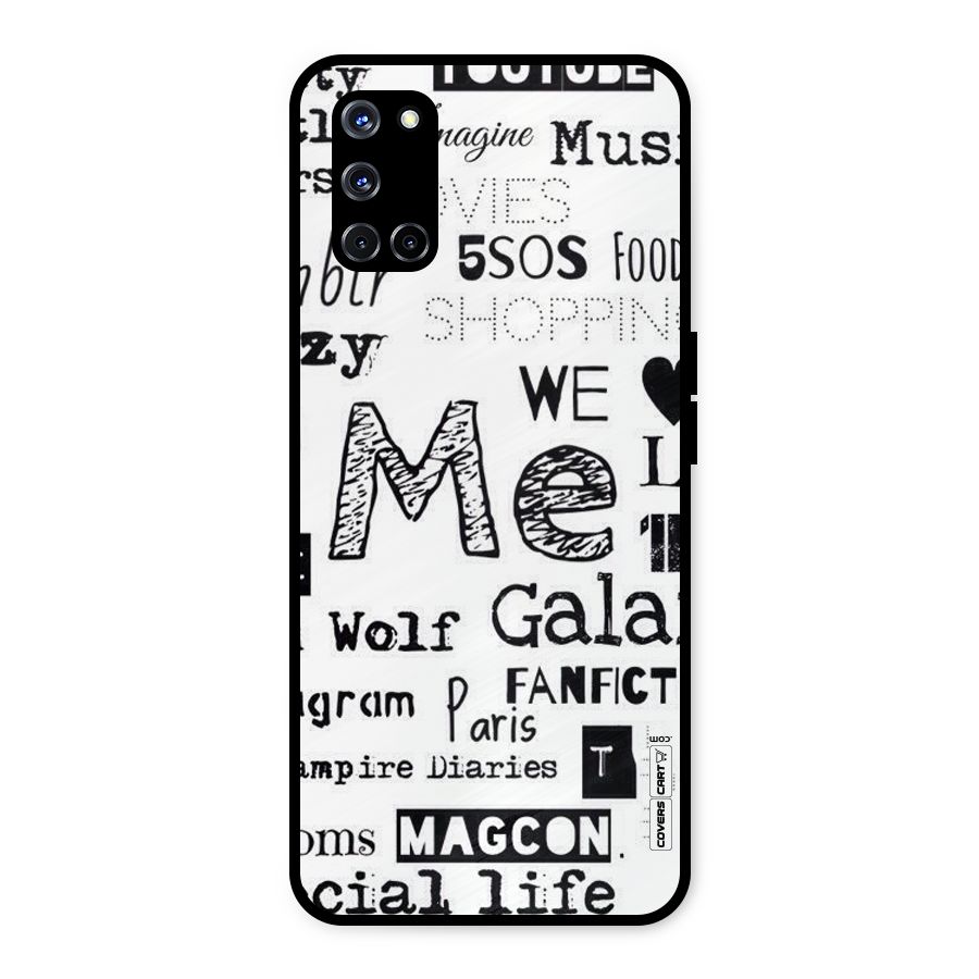 Love Things Metal Back Case for Oppo A52