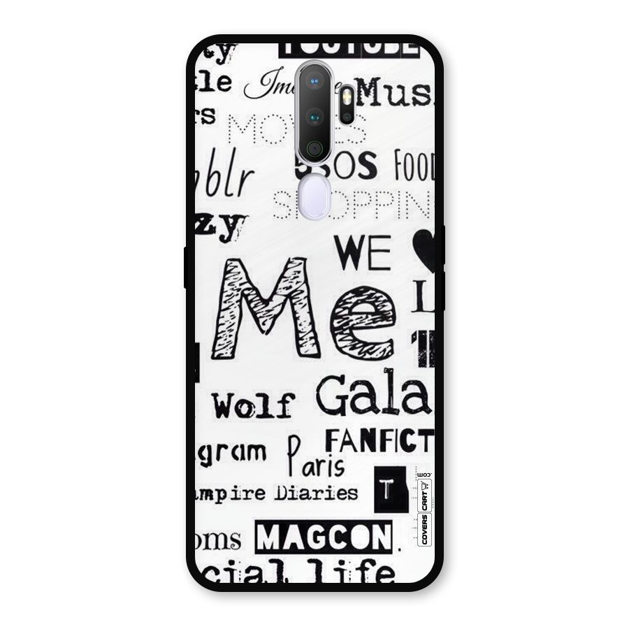 Love Things Metal Back Case for Oppo A9 (2020)