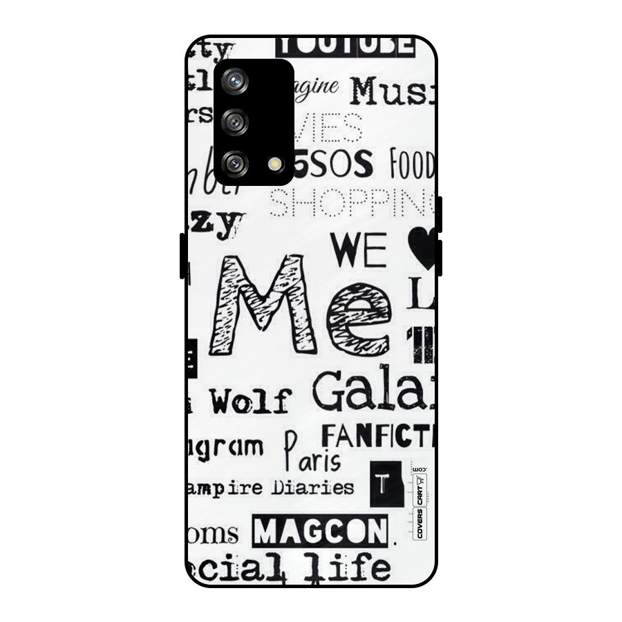 Love Things Metal Back Case for Oppo F19s
