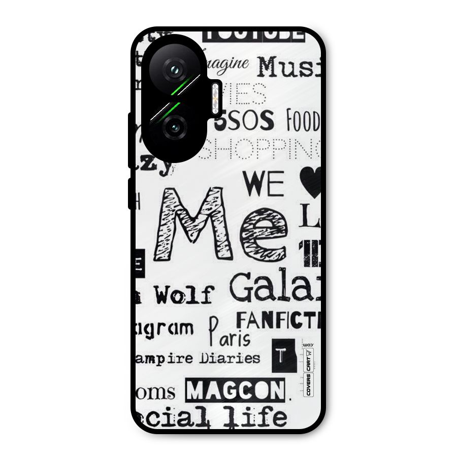 Love Things Metal Back Case for Poco F7