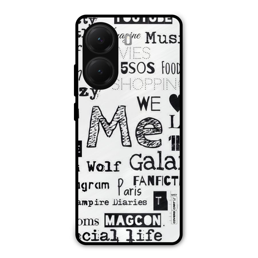 Love Things Metal Back Case for Poco X7 Pro